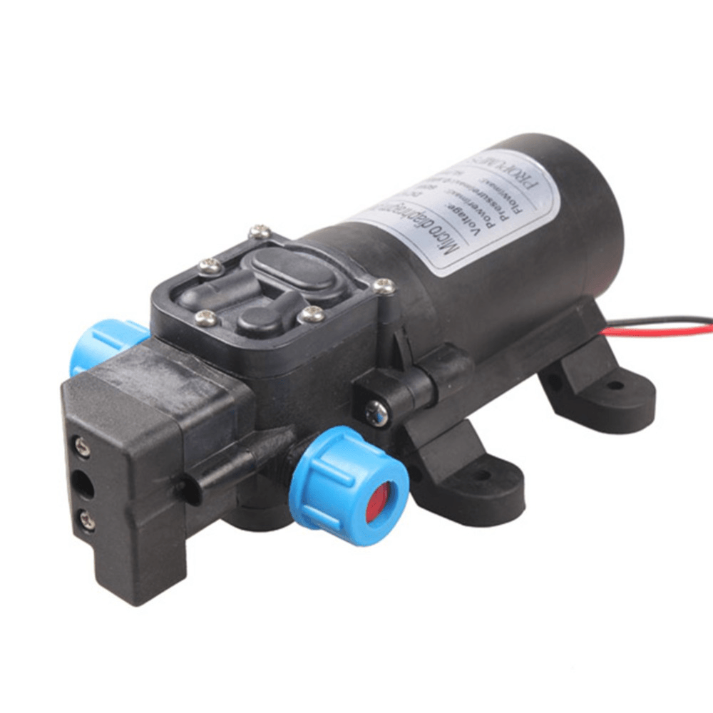 12V 60W High Pressure Micro Diaphragm Water Pump Automatic Switch 5L/Min Range 8M Diaphragm - MRSLM