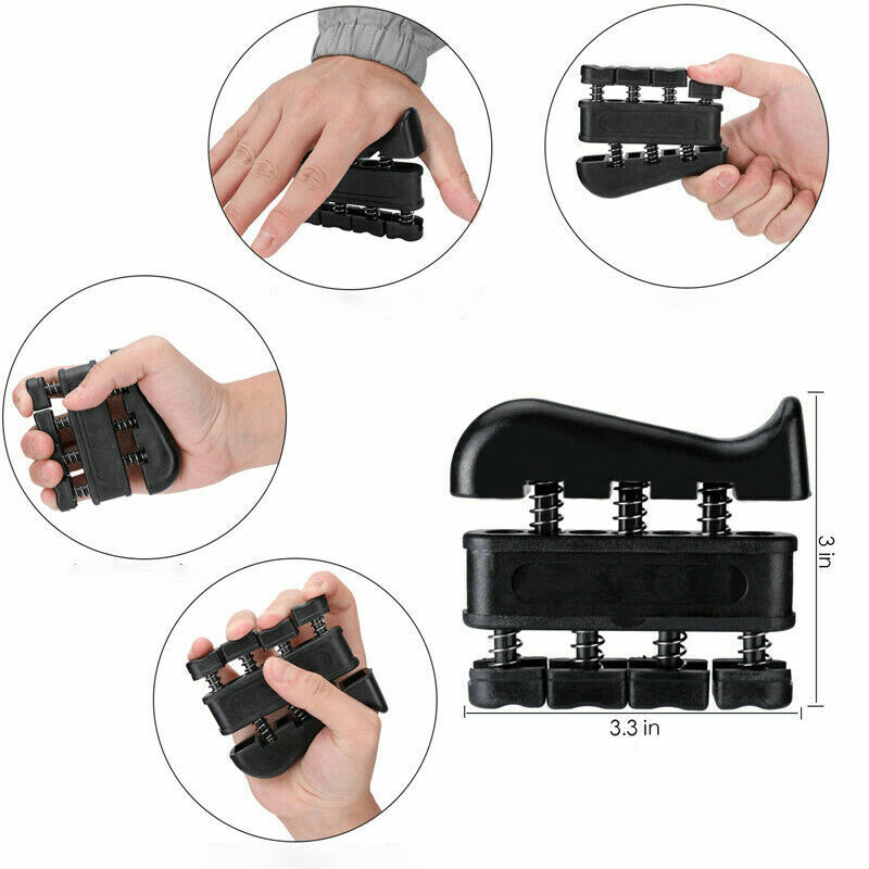 9 Pcs Hand Grip Strengthener Adjustable Hand Gripper Finger Stretcher Resistance Stress Relief Ball Fitness Exercise Tools - MRSLM