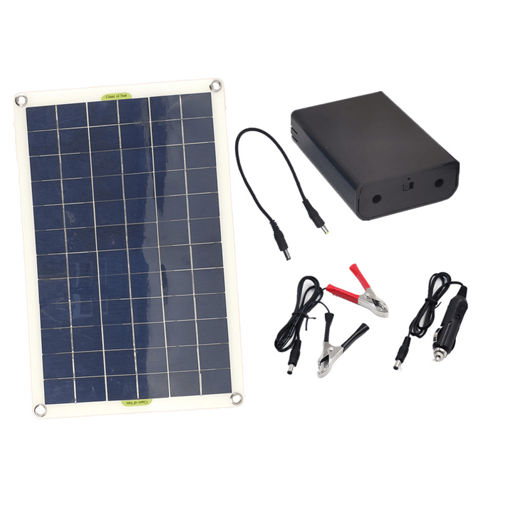 30W 12V PET Flexible Solar Power Station 12V 18V Car RV Boat Battery Charger Solar Panel Kit Complete Outdoor Camping - MRSLM