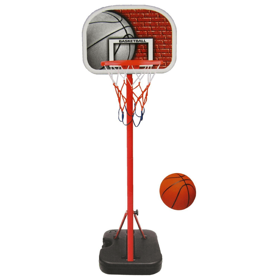 Junior Portable Basketball System Hoop Stand Children Basketball Hoop Set Height Adjustable Portable Basketball System Indoor Sports Toy - MRSLM