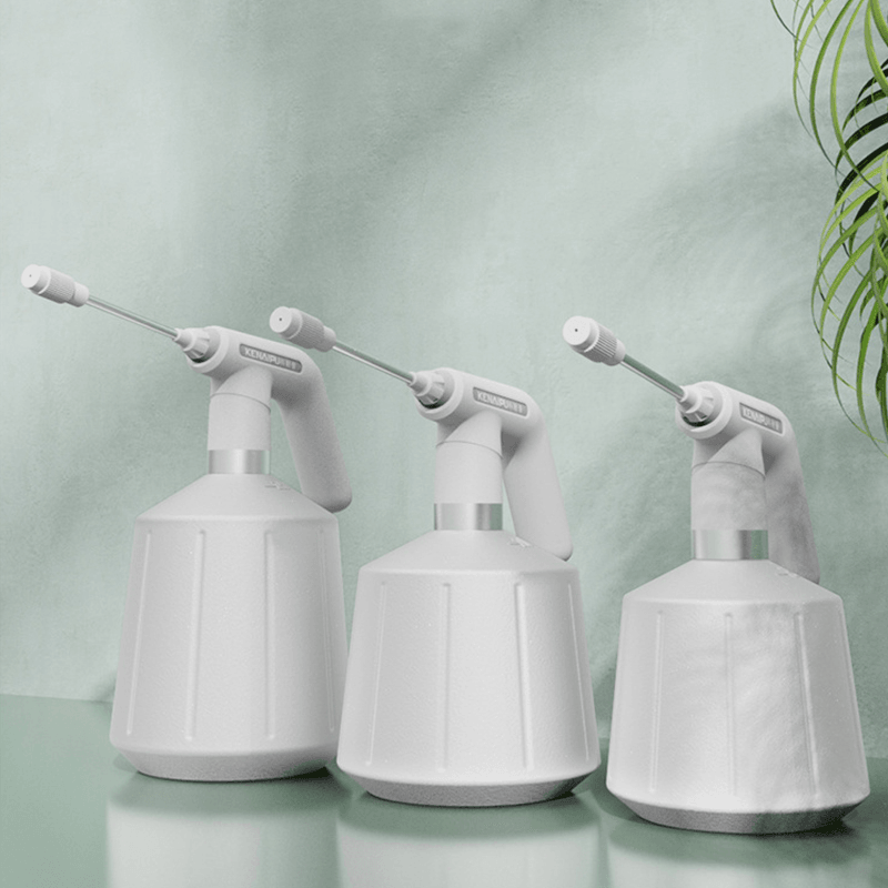 2500Ml Electric Watering Fogger LED Battery Displayed Indoor Garden Plants Watering Can USB Charging Spray Water Kettle - MRSLM