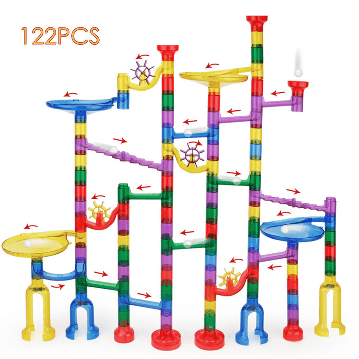 122Pcs Space Pipeline Assembling Orbital Building Blocks - MRSLM