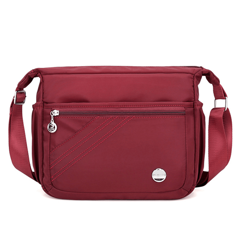 Nylon Waterproof Light Weight Crossbody Bag Leisure Travel Shoulder Bag for Women - MRSLM