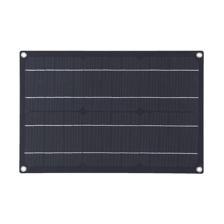 20W ETFE Solar Panel Field Vehicles Emergency Charger with 4 Protective Corners Single USB+DC - MRSLM