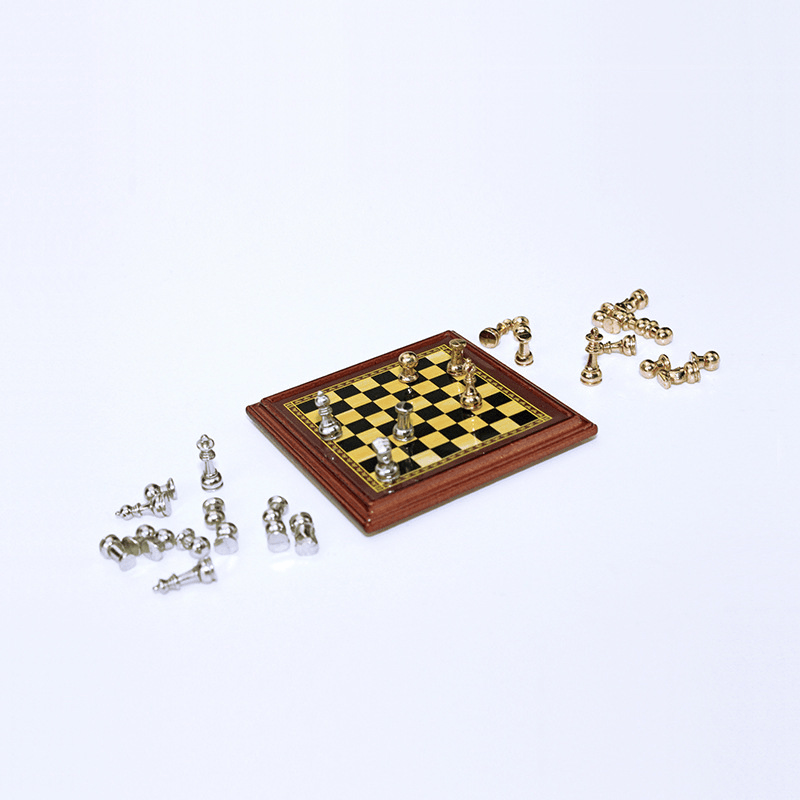 Doll House Accessories Mini Chess Non Magnetic - MRSLM