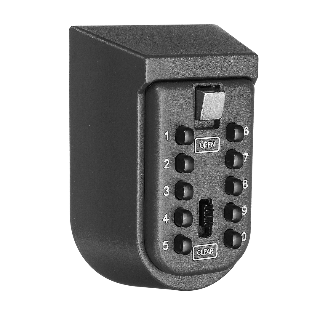 Outdoor Wall Mount Key Safe Combination Lock Storage Box 10-Digital Password - MRSLM