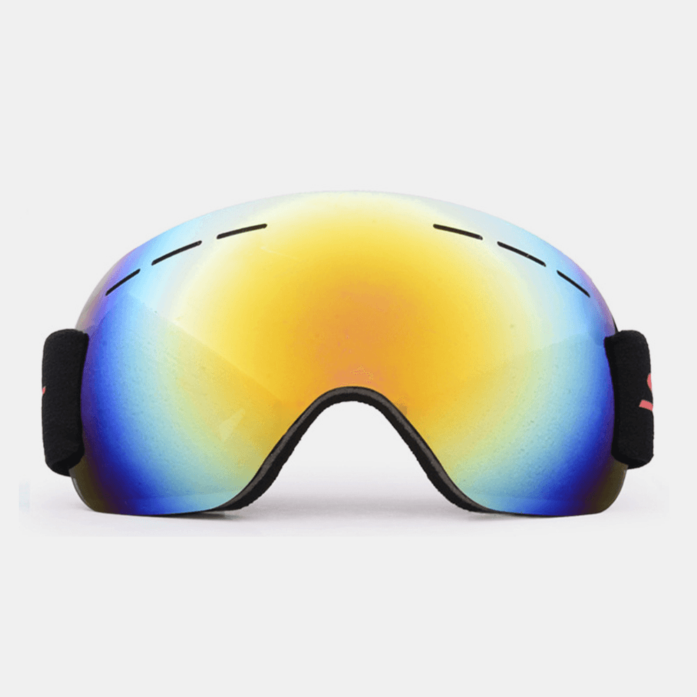 Unisex Adult Climbing Skiing Anti-Fog UV Protection Sandproof Goggles Ski Glasses - MRSLM