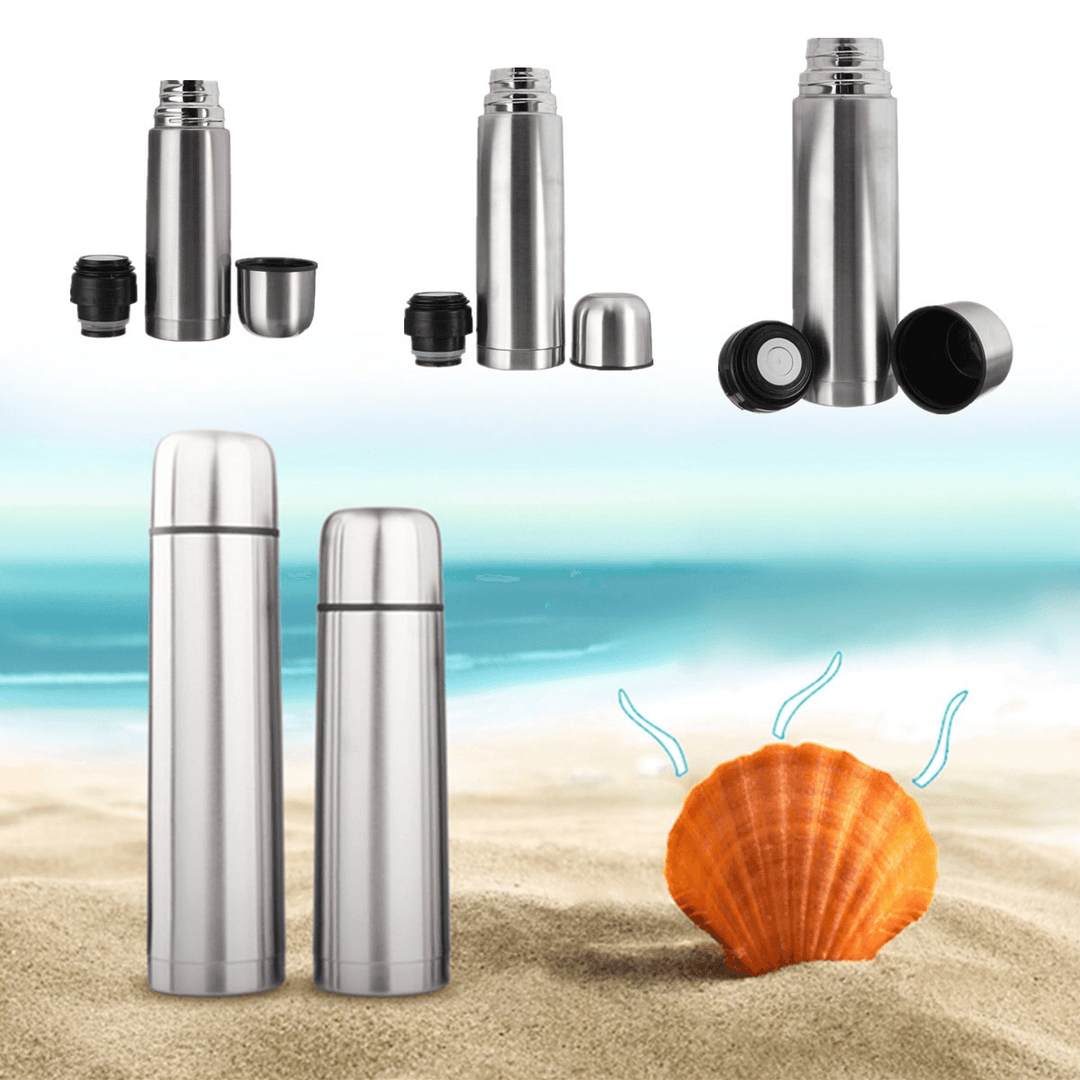 350/500/750/1000Ml Stainless Vacuum Cup Bottle Maintain Warm Travel Home Storage Warm Water Bottle - MRSLM