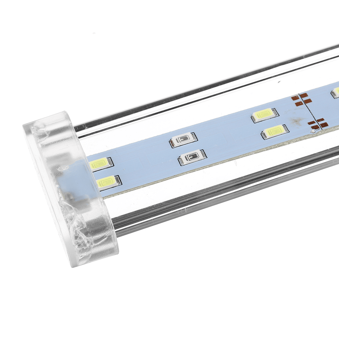 3/6/9/12W LED Aquarium Clip Light Fish Tank Aquatic Plant Lamp Decor 110-240V - MRSLM