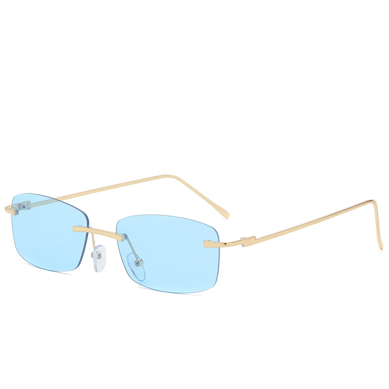 Fashion Rimless Cut-Edge Sunglasses Ocean Lens Sunglasses - MRSLM