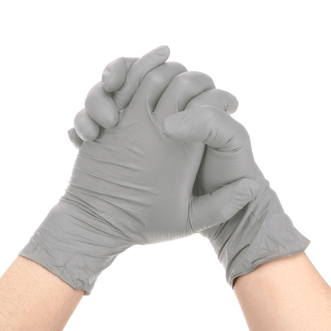 S/M/L 100Pcs Disposable Gloves Nitrile Free Sterile Glove for Picnic Food Cleaning - MRSLM