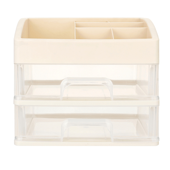 1/2/3 Layers Plastic Desktop Organizer Drawer Makeup Holder Box Make Sundry Storage Box Container - MRSLM