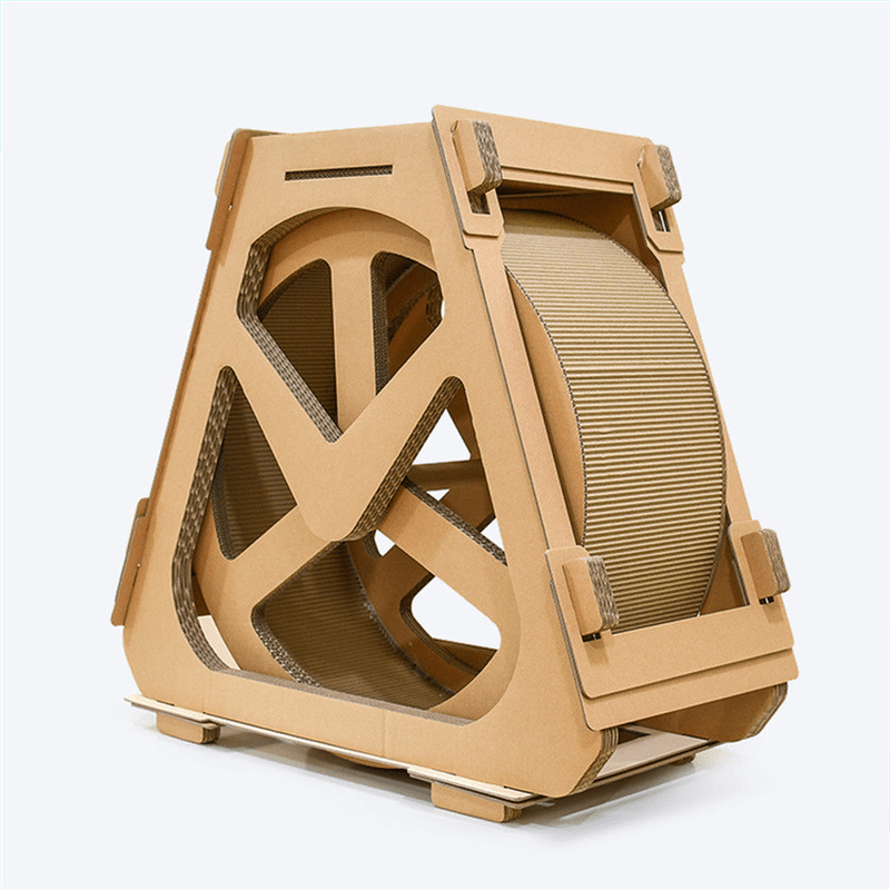 DEKU Scratching Post Ingenious Water Wagon Wheel Observation Deck for Rest and Scratch - MRSLM