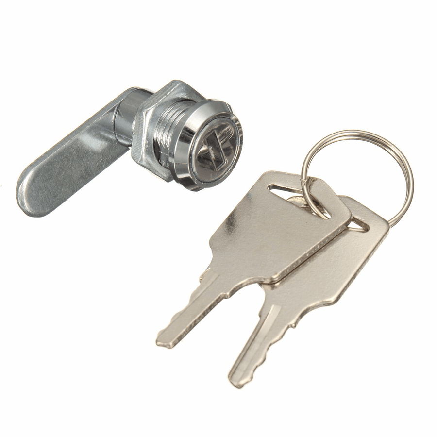 16Mm Keyed Alike Cam Lock for Filing Cabinet Mailbox Drawer Cupboard with 2 Keys - MRSLM