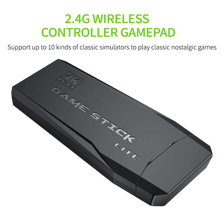 TV Game Console HD 4K Connection Double Wireless Gamepad - MRSLM