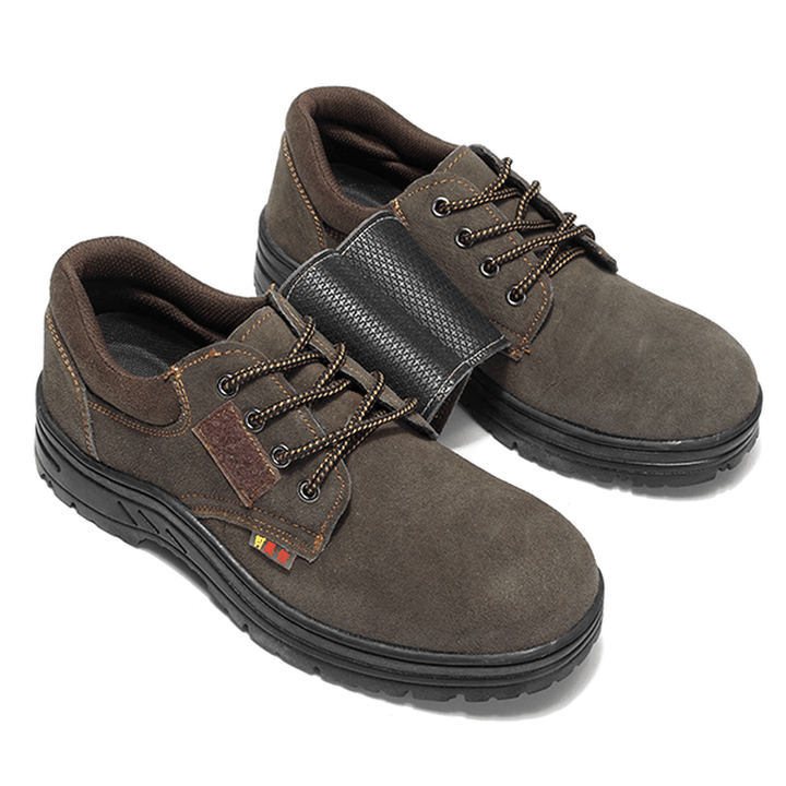 Comfy Men Wear Resisitant Outsole Hook Loop Outdoor Working Shoes - MRSLM