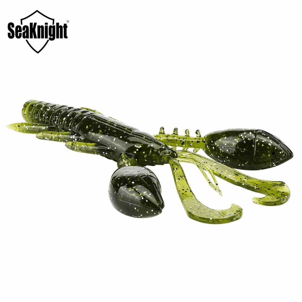 Seaknight SL019 6Pcs 10G 101.5Mm/4'' Soft Fishing Lure Worm Swinging Tail Fishing Bait - MRSLM