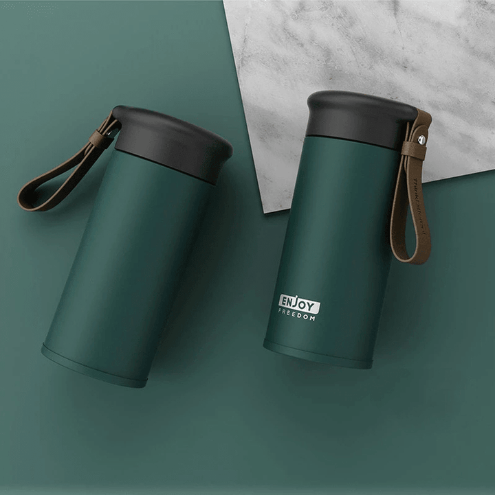 280ML Double Wall Stainless Steel Vacuum Flasks Car Water Cup Coffee Tea Travel Mug Bottle - MRSLM