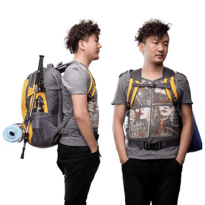 45L Large Capacity Men Women Nylon Waterproof Casual Backpack - MRSLM