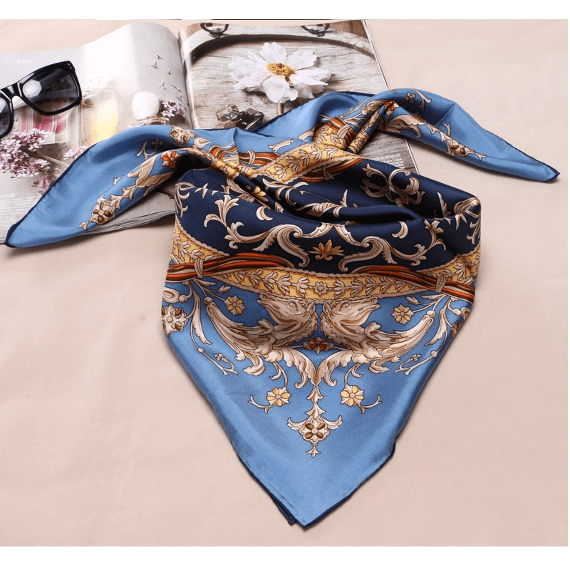 Ladies Middle-Aged High-End Silk Scarf - MRSLM