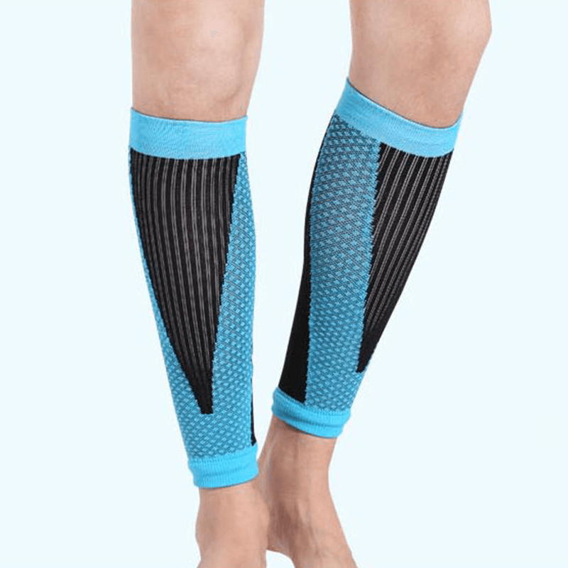 Mens Football Basketball Breathable Calf Compression Sleeve - MRSLM