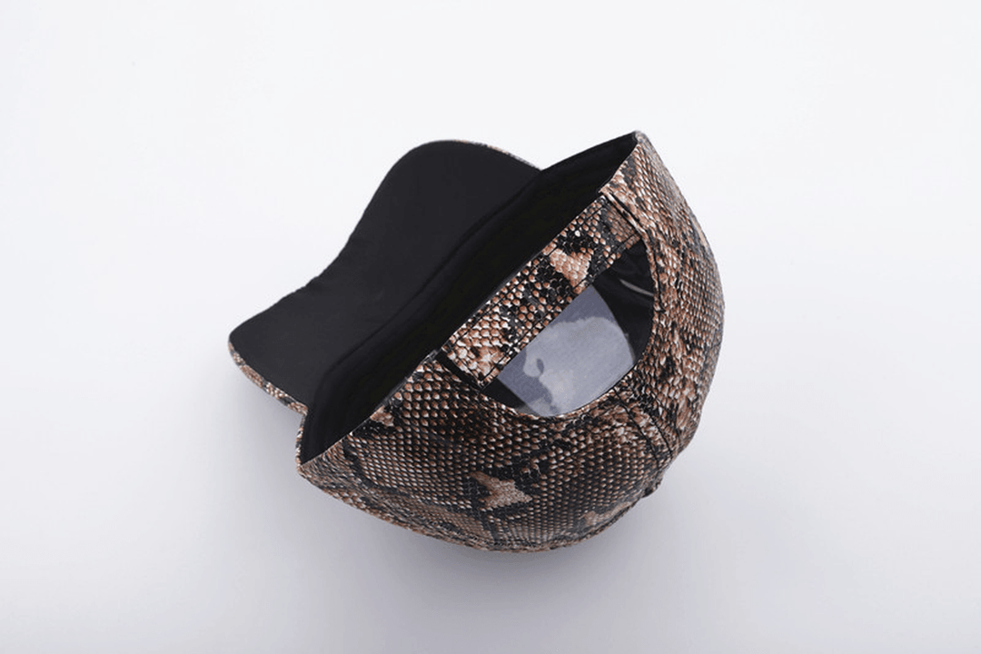 Fashionable New Snake Print Baseball Hat - MRSLM