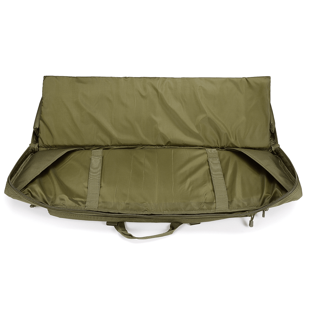 36Inch Tactical Camouflage Fishing Tackle Camping Bag Multifunctional Storage Bag Double Padded Backpack - MRSLM