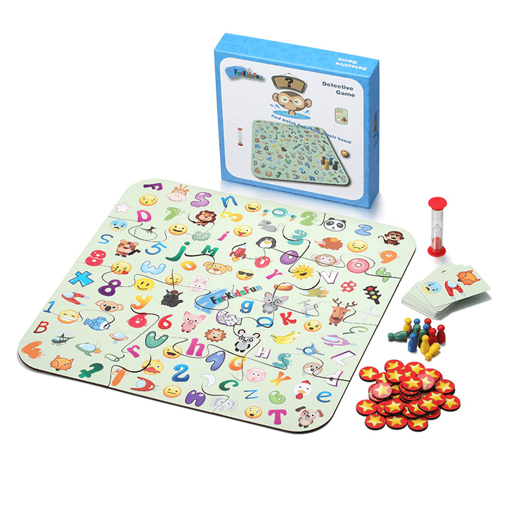 Little Detective Finds Picture Toys, Children Educational Development of Parent Child Interactive Table Games - MRSLM