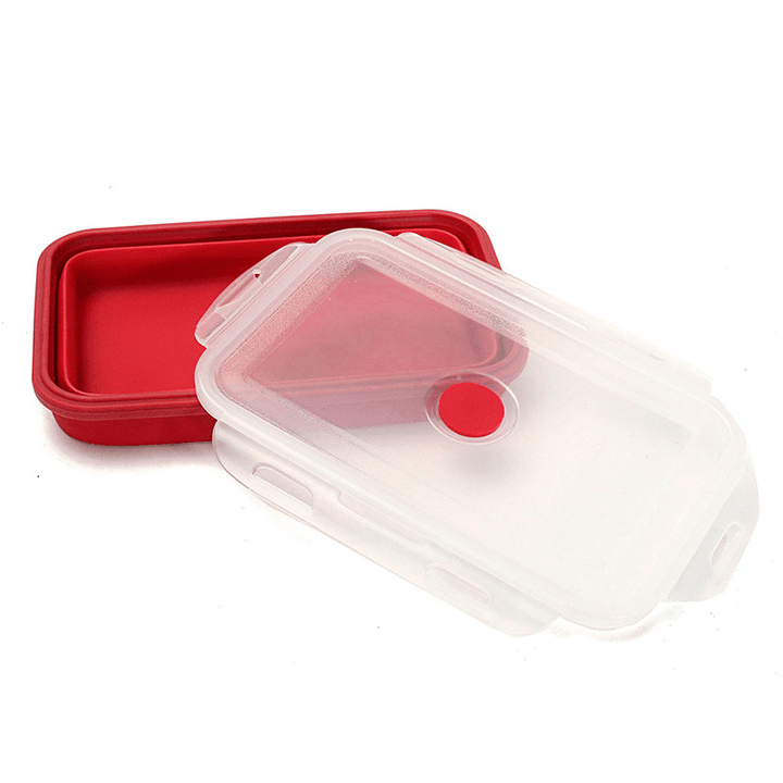 Ipree® 4 Size Collapsible Silicone Lunch Boxes Portable Food Storage Kitchen Containers - MRSLM