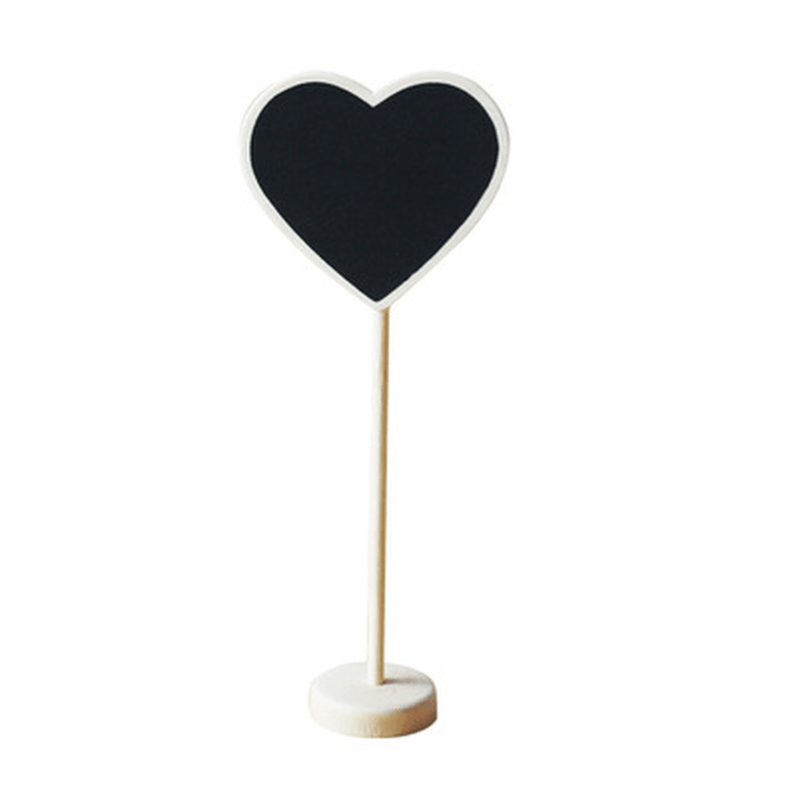 Christmas Wooden Mini Wood Chalkboard Blackboard Place Card Holder Table Number for Wedding Event Party Decoration - MRSLM