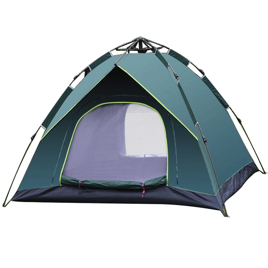 Ipree® 3-4 People Waterproof Camping Tent 210T PU Fabric UV Protectionof Tent for Outdoor Travel Hiking - MRSLM