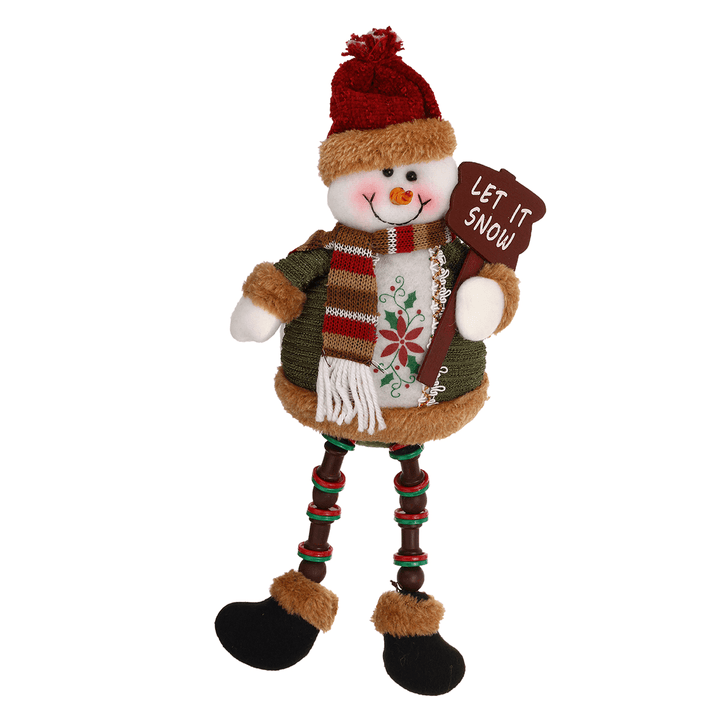 Santa Snowman Reindeer Doll Christmas Decoration Tree Hanging Ornament Gift - MRSLM