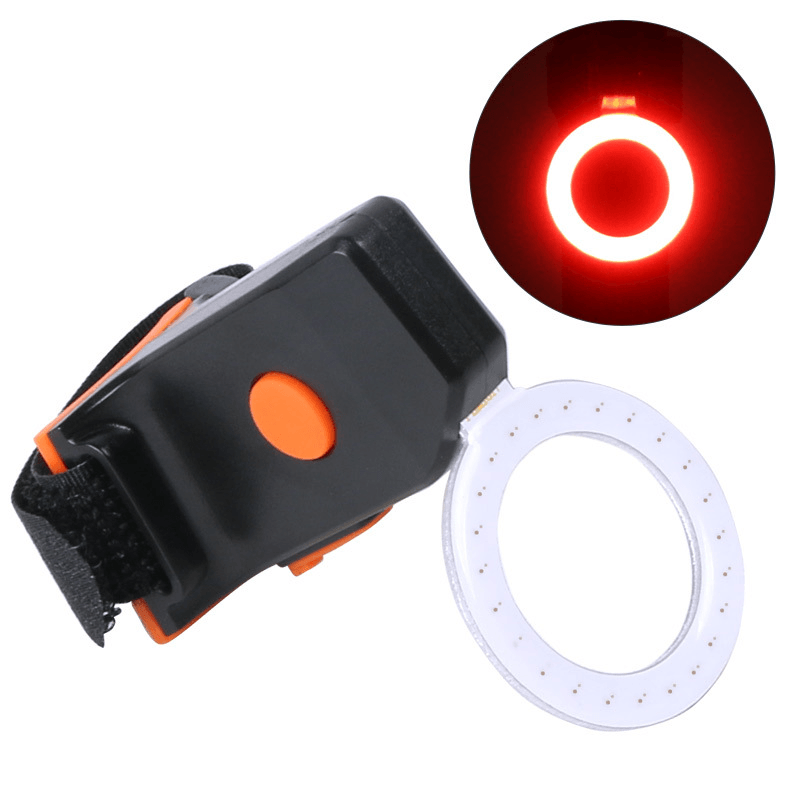 Creative High Brightness LED Safety Warning Bike Taillight IPX6 Waterproof 5 Modes Cycling - MRSLM