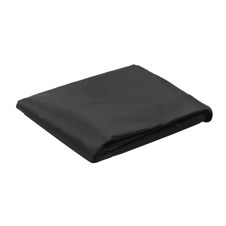 BLACK PVC Pool Snooker Billiard Table Waterproof Dust Cover for 8' Ft Pool Table - MRSLM