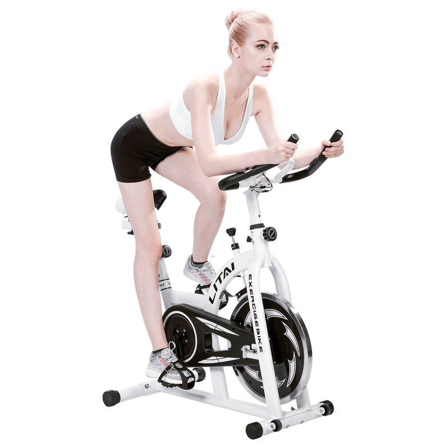 Ultra-Quiet LCD Display Home Exercise Bike Indoor Sports Fitness Equipment Cycling Bikes 8KG Steel Flywheel Bicycle - MRSLM