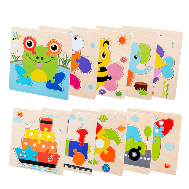 Children'S Baby Early Education Educational Paper Toy Puzzle - MRSLM