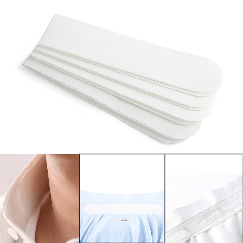 Ipree® 6Pcs/Bag Disposable Collar Guard Pads Travel Sport Portable Absorbing Sweat Pads - MRSLM