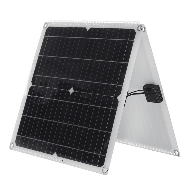 50W Foldable Solar Charging Panel 30-100A LCD Controller Solar Battery Charger Charging Kits - MRSLM