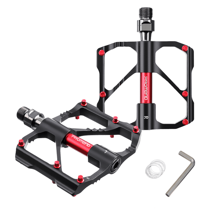 1 Pair Ultralight Bike Padel 3 Bearings Anti-Skid Quick Release Bicycle Platform Pedal - MRSLM