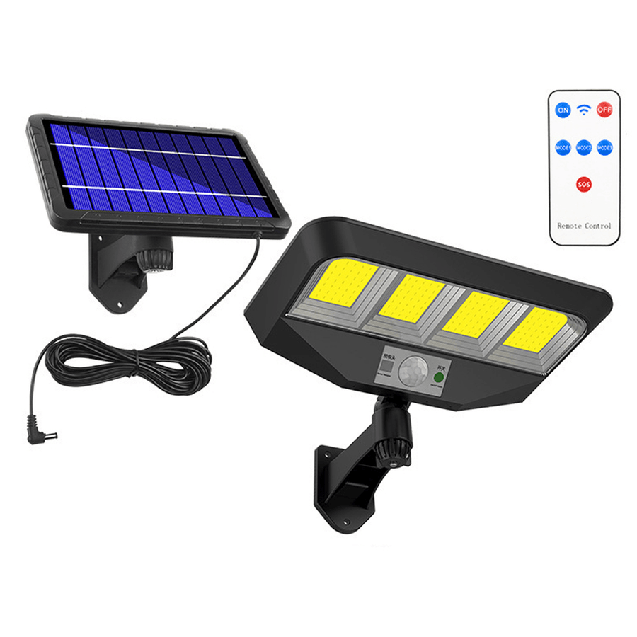 Ipree® Solar Garden Light 138/160 COB Motion Sensor Security Wall Lamp Waterproof Camping Light Lawn Courtyard Patio - MRSLM