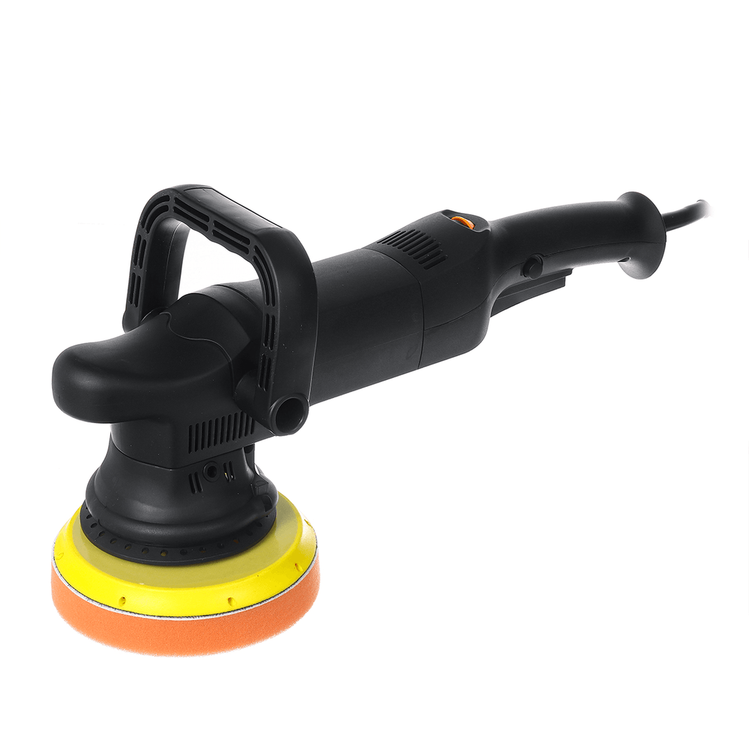 220V 21MM 3800R/MIN 6" Dual Action Polisher D/A Orbital Buffer Sander Car Polishing Machine Pad - MRSLM