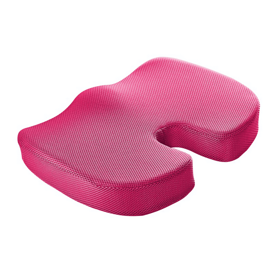 Memory Foam Seat Cushion Travel U-Shaped Orthopedic Coccyx Protection Chair Pad Breathable Mesh Massage Hip Cushion - MRSLM