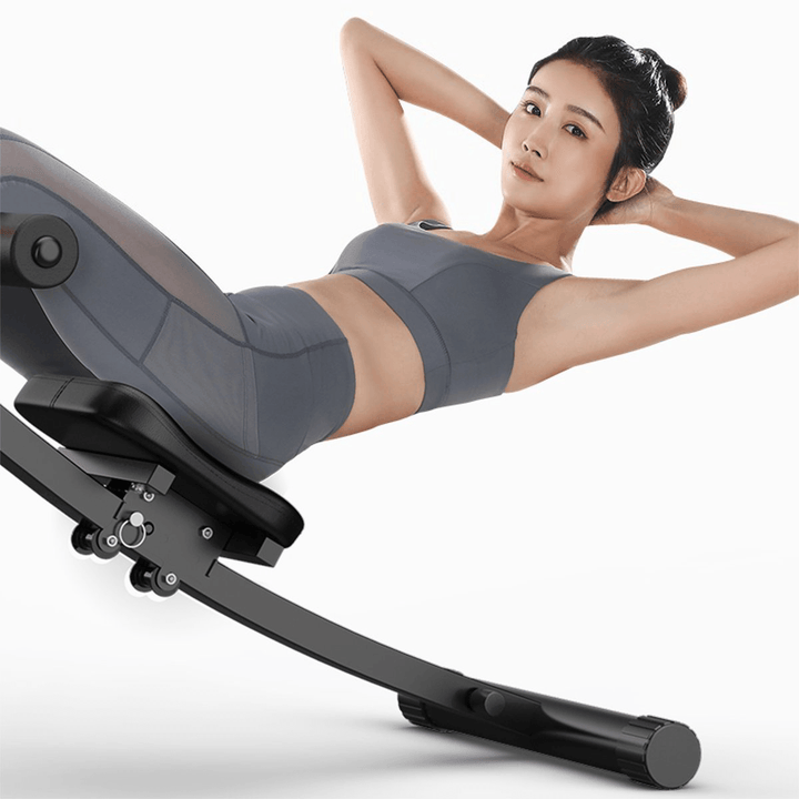 Multifunction 4 Levers Adjustable Bench Sit up Abdominal Trainer Exercise Bench Home Gym Fitness - MRSLM