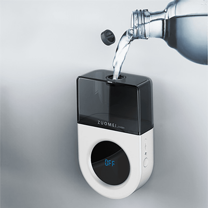 Wall-Mounted LED Displayed Battery Automatic Soap Dispenser Contact-Free 3 Bubble Modes Adjustable Hand Sanitizer - MRSLM