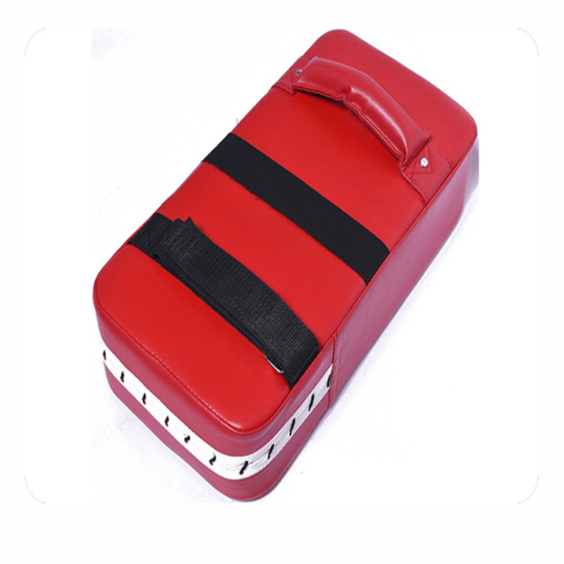 Boxing Pad Fitness Taekwondo Thicken Shock Absorption Foot Kicking Pad PU Leather Foot Target - MRSLM