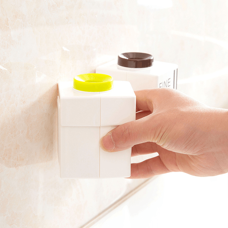 Honana BX-421 Wall Mounted Adhensive Toothpaste Squeezer Automatic Toothpaste Distributor - MRSLM