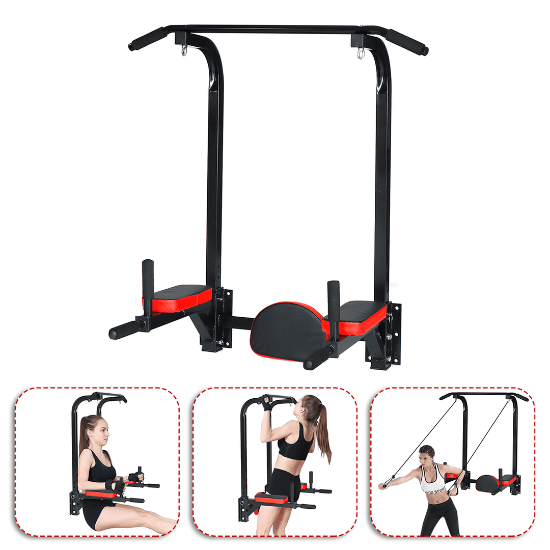 Pull up Bar Wall Mount Chin up Dip Station Power Tower Gym Home Fitness Sports - MRSLM