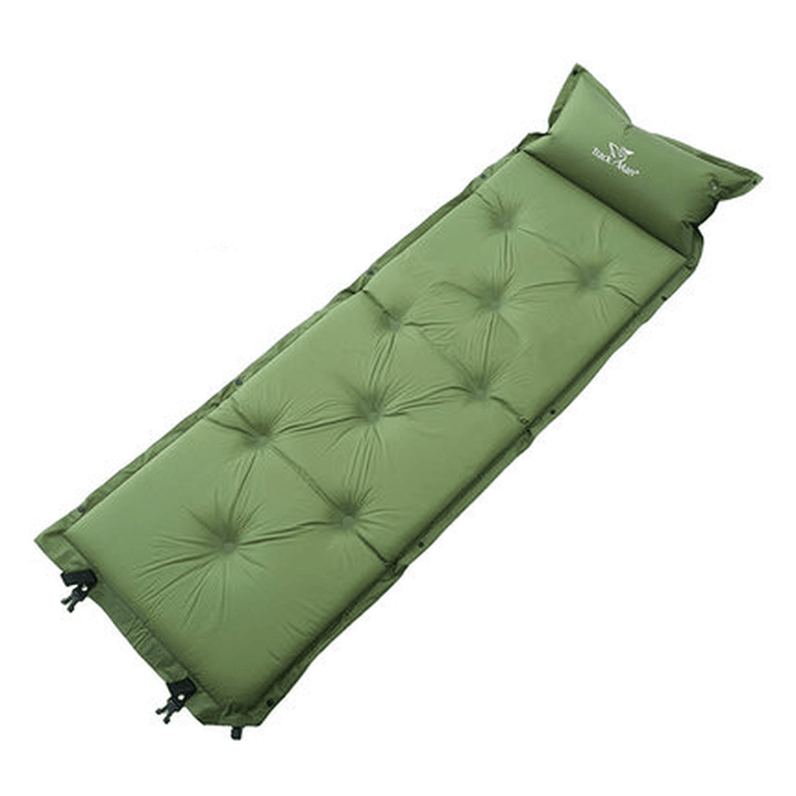 Trackman TM2106 Outdoor Self Inflatable Mattress Camping Moisture-Proof Sleeping Pad with Pillow - MRSLM