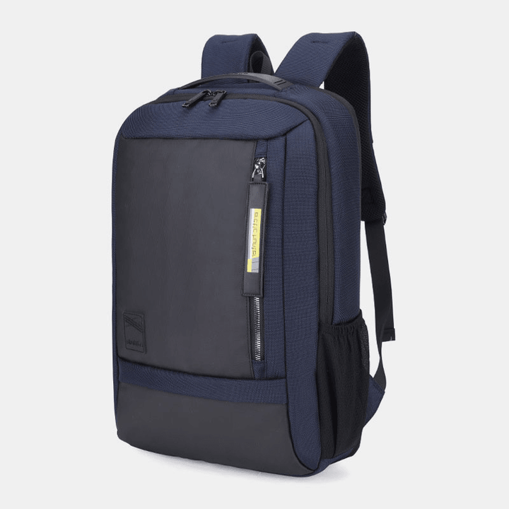 Men Large Capacity Casual Backpack with USB Charging Port & Audio Port - MRSLM