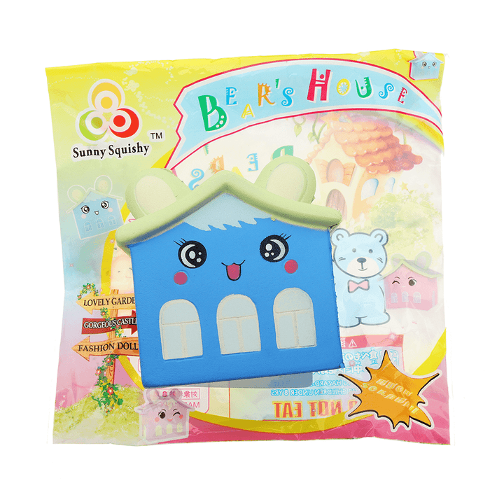 Sunny Squishy Bear House 8*11*8.5Cm Slow Rising with Packaging Collection Gift Soft Toy - MRSLM